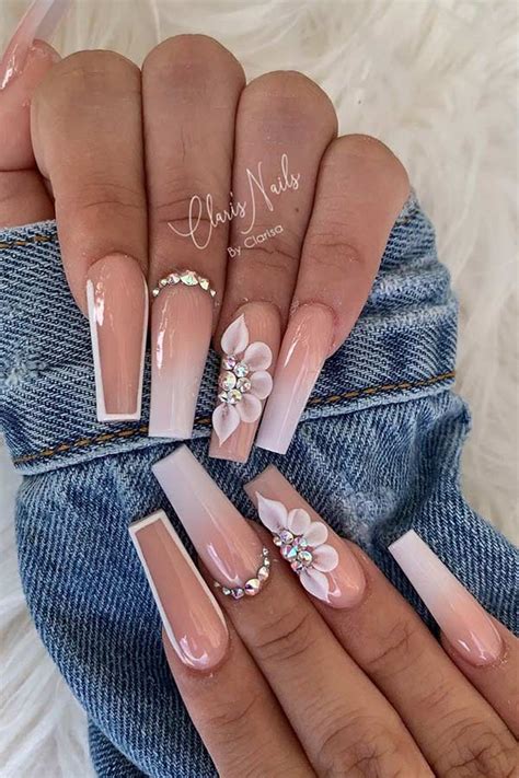 ombre nails nude and white|50+ Stunning Nude Ombre Nail Ideas (Beige Ombre。